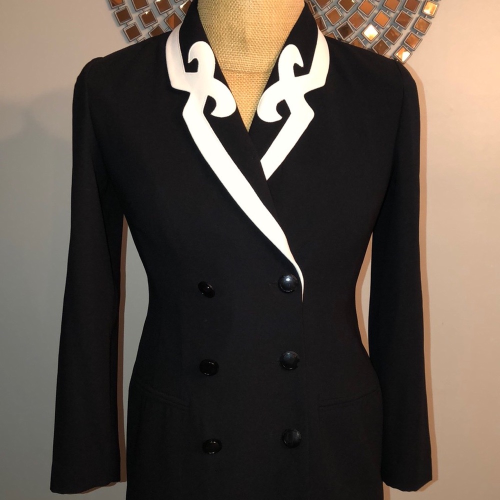 Danny & Nicole New York Tuxedo Dress - Picture 2 of 10